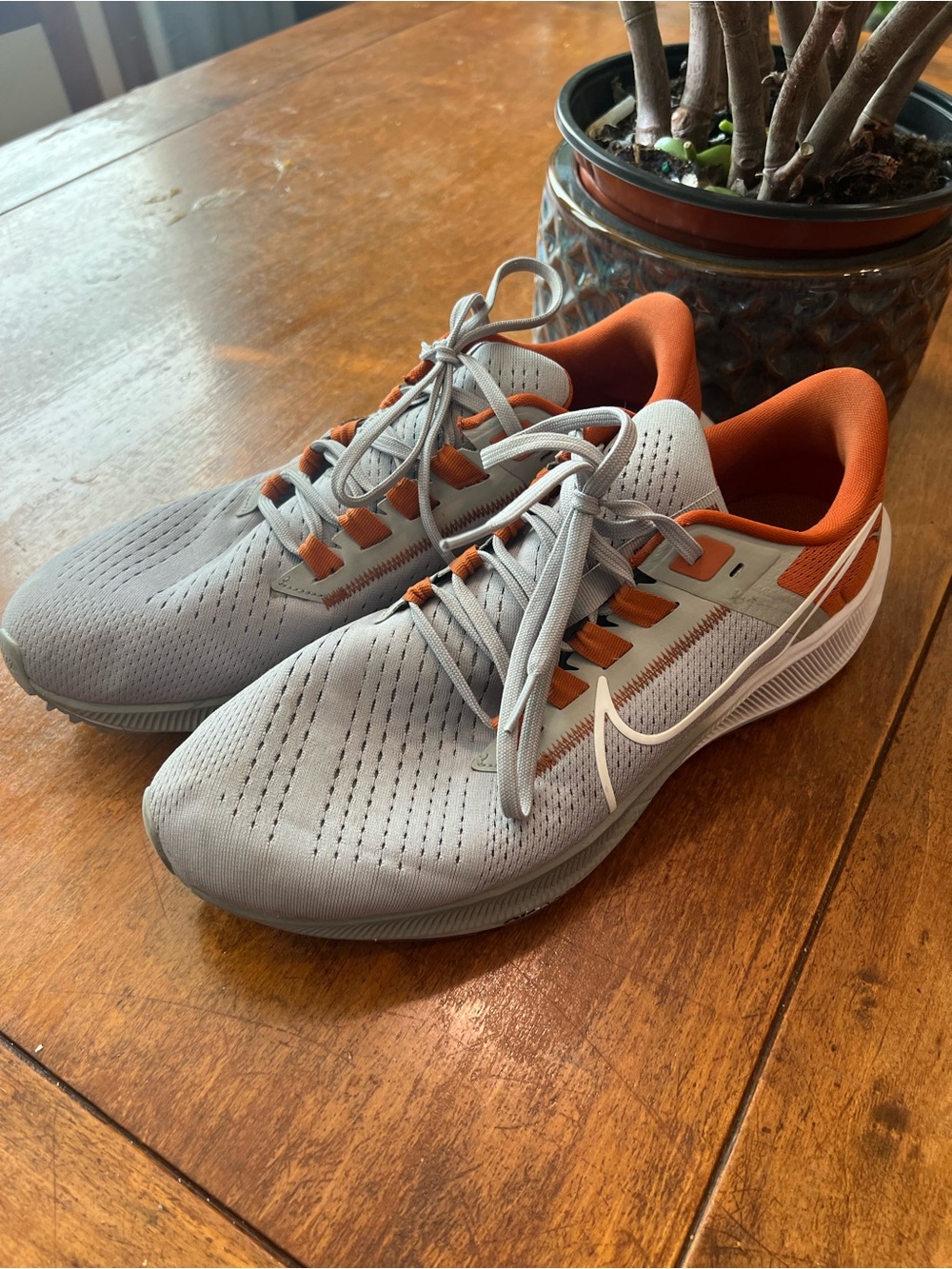 Nike Pegasus 38 Texas Longhorn Burnt Orange Gray Running Shoes Men’s 11